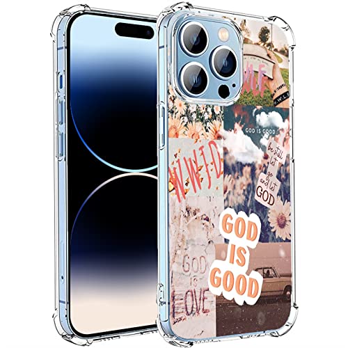 Christlicher Gott Schutzhülle für iPhone 14 Pro Max, Jesus christliche Positivität, motivierende Zitate, Collage, Hülle für Teenager, Mann, weiche TPU-Bumper Hülle kompatibel mit iPhone 14 Pro Max Christlicher Gott Schutzhülle für iPhone 14 Pro Max, Jesus christliche Positivität, motivierende Zitate, Collage, Hülle für Teenager, Mann, weiche TPU-Bumper Hülle kompatibel mit iPhone 14 Pro Max von mehidpur