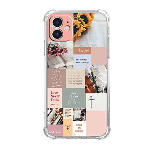 mehidpur Bibelvers Collage Hülle für iPhone 11, Christliche Positivität Jesus Zitat Hülle für Frauen Männer, Einzigartige Trendige Weiche TPU iPhone 11 Hülle Cover mehidpur Bibelvers Collage Hülle für iPhone 11, Christliche Positivität Jesus Zitat Hülle für Frauen Männer, Einzigartige Trendige Weiche TPU iPhone 11 Hülle Cover von mehidpur
