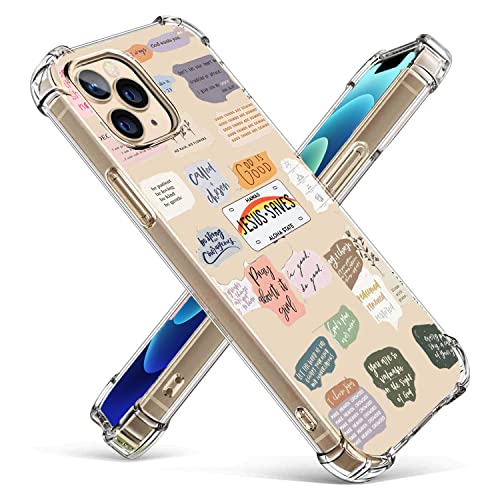 mehidpur Bibelvers für iPhone 12 Pro Max Hülle, christlicher Jesus, positive Zitate, Collage, Hülle für Männer und Frauen, transparente TPU-Schutzhülle, kompatibel mit iPhone 12 Pro Max mehidpur Bibelvers für iPhone 12 Pro Max Hülle, christlicher Jesus, positive Zitate, Collage, Hülle für Männer und Frauen, transparente TPU-Schutzhülle, kompatibel mit iPhone 12 Pro Max von mehidpur