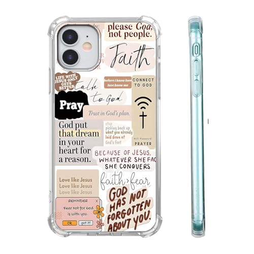 mehidpur Christliche Zitate, ästhetische Vintage-Jesus-Bibelvers-Collage-Muster, weiche TPU-Schutzhülle für iPhone 11, #4 mehidpur Christliche Zitate, ästhetische Vintage-Jesus-Bibelvers-Collage-Muster, weiche TPU-Schutzhülle für iPhone 11, #4 von mehidpur