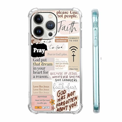 mehidpur Christliche Zitate, ästhetische Vintage-Jesus-Bibelvers-Collage-Muster, weiche TPU-Schutzhülle für iPhone 14 Pro Max, #4 mehidpur Christliche Zitate, ästhetische Vintage-Jesus-Bibelvers-Collage-Muster, weiche TPU-Schutzhülle für iPhone 14 Pro Max, #4 von mehidpur