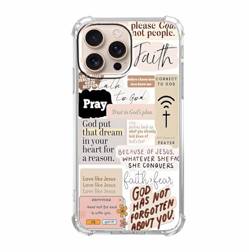 mehidpur Christliche Zitate, ästhetische Vintage-Jesus-Bibelvers-Collage-Muster, weiche TPU-Schutzhülle für iPhone 16 Pro, Nr. 4 mehidpur Christliche Zitate, ästhetische Vintage-Jesus-Bibelvers-Collage-Muster, weiche TPU-Schutzhülle für iPhone 16 Pro, Nr. 4 von mehidpur