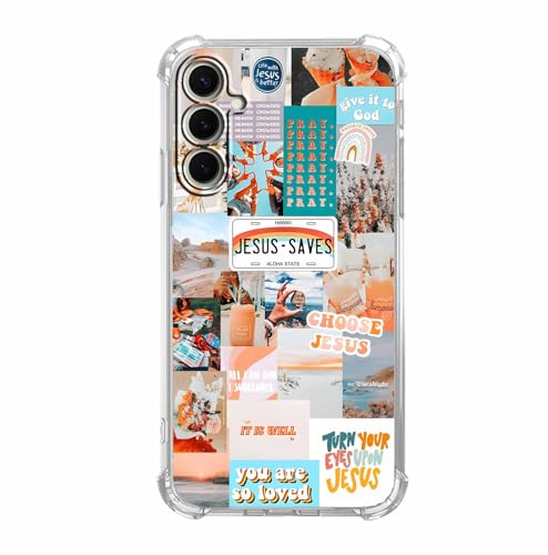 mehidpur Christliche Zitate für Samsung Galaxy S25, ästhetische Vintage-Jesus-Bibelvers-Collage, weiche TPU-Schutzhülle für Galaxy S25 mehidpur Christliche Zitate für Samsung Galaxy S25, ästhetische Vintage-Jesus-Bibelvers-Collage, weiche TPU-Schutzhülle für Galaxy S25 von mehidpur