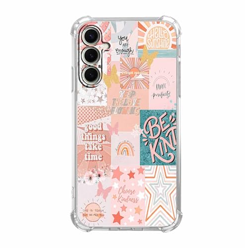 mehidpur Indie-Schutzhülle für Samsung Galaxy S25, ästhetische positive Zitate, Wörter, Collage, einzigartige, weiche TPU-Schutzhülle für Galaxy S25, Hellrosa mehidpur Indie-Schutzhülle für Samsung Galaxy S25, ästhetische positive Zitate, Wörter, Collage, einzigartige, weiche TPU-Schutzhülle für Galaxy S25, Hellrosa von mehidpur