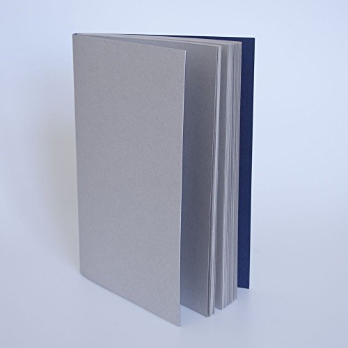 Gmund Notizbuch Sonderedition meinnotizbuch A5 GrauBlau | Schweizer Broschur | Überragende Papierqualität von meinnotizbuch