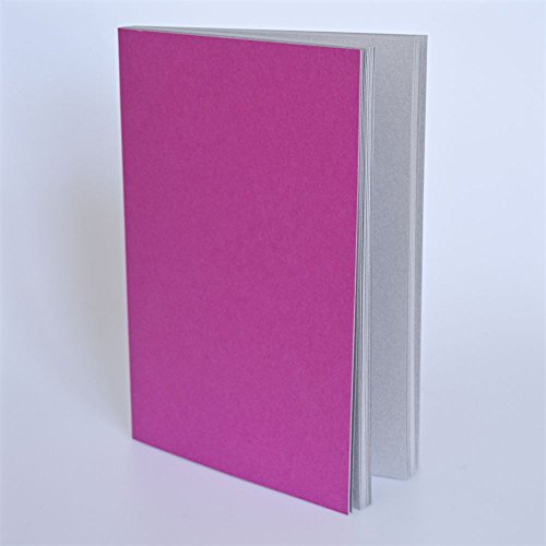 Gmund Notizbuch Sonderedition meinnotizbuch A5 PinkGrau | Schweizer Broschur | Überragende Papierqualität von meinnotizbuch