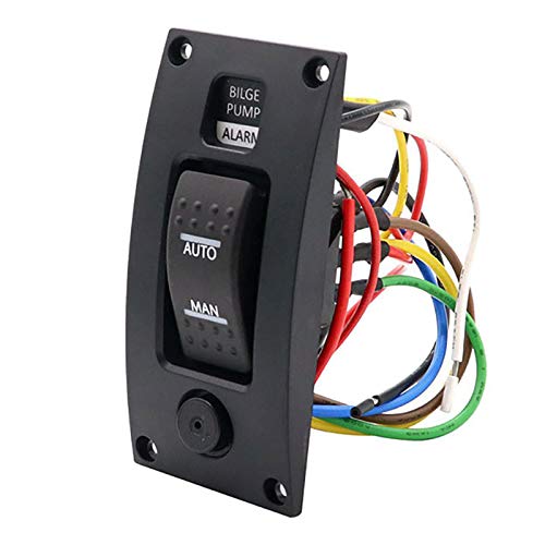 melairo 12-24V Bilgen Pumpen Schalter Wasserdichtes Alarm Bedien Feld Zur Reinigung des Schiffs Decks für die Bilgen Pumpen des Bootes ein/Aus/ein Schalt Tafel melairo 12-24V Bilgen Pumpen Schalter Wasserdichtes Alarm Bedien Feld Zur Reinigung des Schiffs Decks für die Bilgen Pumpen des Bootes ein/Aus/ein Schalt Tafel von melairo