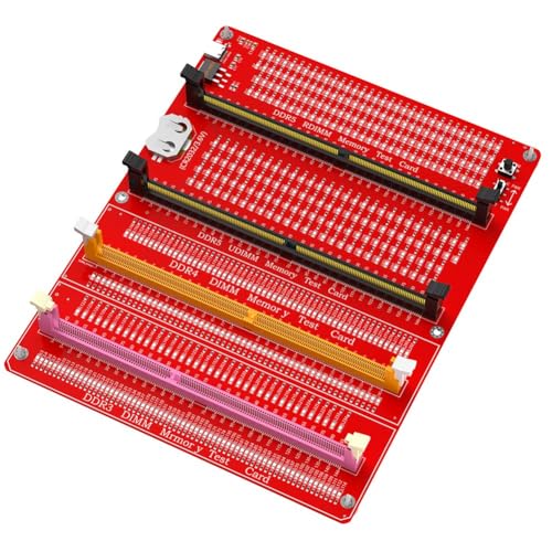 melairo 3-In-1-DDR3/4/5-RDIMM/UDIMM-Speichertester, DDR3/4/5-Speichertestkarte für Desktop-Computer mit LED-Anzeigen melairo 3-In-1-DDR3/4/5-RDIMM/UDIMM-Speichertester, DDR3/4/5-Speichertestkarte für Desktop-Computer mit LED-Anzeigen von melairo