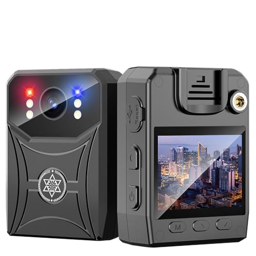 melairo 4K Mini-Polizeikamera Digitaler Videorecorder Camcorder Kamera IR Nachtsicht Körperkamera Sport-Rückclip Ohne WLAN melairo 4K Mini-Polizeikamera Digitaler Videorecorder Camcorder Kamera IR Nachtsicht Körperkamera Sport-Rückclip Ohne WLAN von melairo
