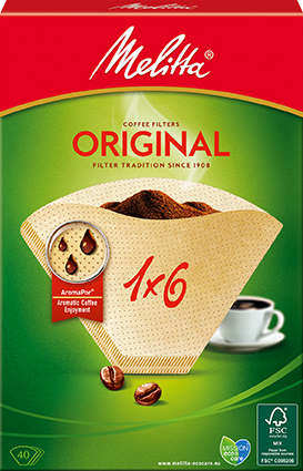 Melitta Aroma-Filtertüten , 1x6, , naturbraun von melitta haushalt