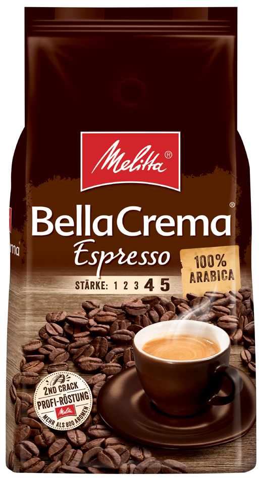 Melitta Kaffee , BellaCrema Espresso, , ganze Bohne von melitta haushalt