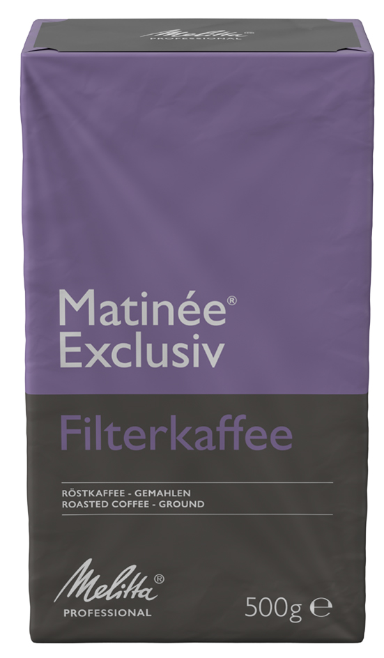 Melitta Kaffee , Matinée Exklusiv, , gemahlen von melitta professional