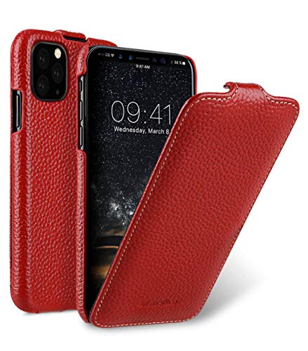 melkco Premium Lederhülle für Apple iPhone 11 Pro (5,8 Zoll), Jacka Typ, Rot von melkco