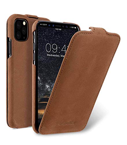 melkco Premium Ledertasche für Apple iPhone 11 Pro Max (6,5 Zoll) - Jacka Typ (Classic Vintage Brown) von melkco