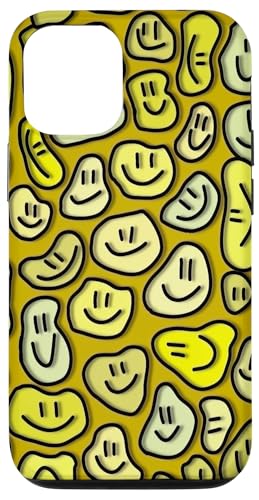 Niedliche ästhetische Trippy Flüssigkeit tropfendes Lächeln Gesicht gelb Hülle für iPhone 12/12 Pro Niedliche ästhetische Trippy Flüssigkeit tropfendes Lächeln Gesicht gelb Hülle für iPhone 12/12 Pro von melting smile face kidcore aesthetic fairycore