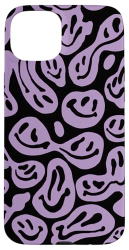Niedliche ästhetische Trippy Pink Flüssigkeit tropfendes lila Lächeln Gesicht Hülle für iPhone 15 Plus Niedliche ästhetische Trippy Pink Flüssigkeit tropfendes lila Lächeln Gesicht Hülle für iPhone 15 Plus von melting smile face kidcore aesthetic fairycore