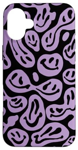 Niedliche ästhetische Trippy Pink Flüssigkeit tropfendes lila Lächeln Gesicht Hülle für iPhone 16 Plus Niedliche ästhetische Trippy Pink Flüssigkeit tropfendes lila Lächeln Gesicht Hülle für iPhone 16 Plus von melting smile face kidcore aesthetic fairycore