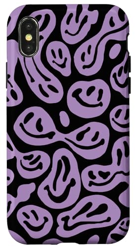 Niedliche ästhetische Trippy Pink Flüssigkeit tropfendes lila Lächeln Gesicht Hülle für iPhone X/XS Niedliche ästhetische Trippy Pink Flüssigkeit tropfendes lila Lächeln Gesicht Hülle für iPhone X/XS von melting smile face kidcore aesthetic fairycore