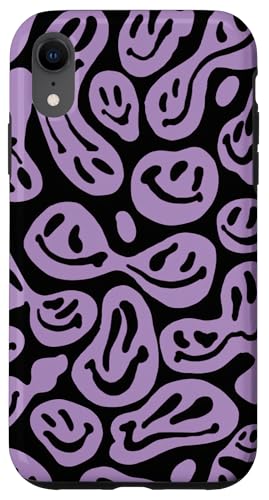 Niedliche ästhetische Trippy Pink Flüssigkeit tropfendes lila Lächeln Gesicht Hülle für iPhone XR Niedliche ästhetische Trippy Pink Flüssigkeit tropfendes lila Lächeln Gesicht Hülle für iPhone XR von melting smile face kidcore aesthetic fairycore