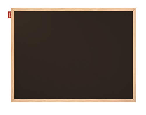 Memobe Kreidetafel zum aufhängen aus lackierter HDF-Platte mit Holzrahmen Tafel Schwarz Hängetafel für Küche Memoboard Schreibtafel Büro organizer Blackboard Schule Zubehör 60x40 cm von memobe