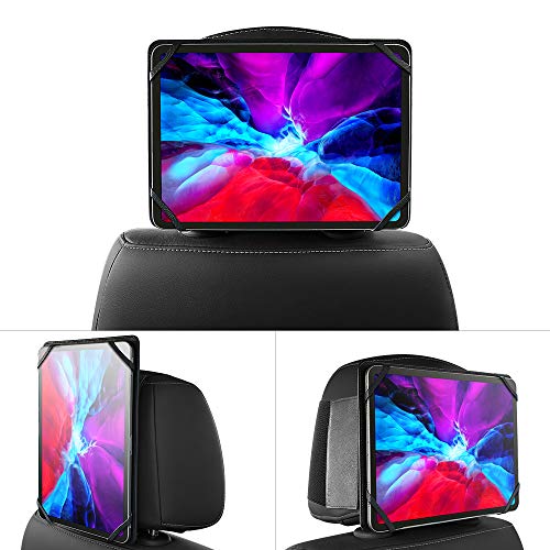 memumi 𝟮𝟬𝟮3 𝐍𝐄𝐖 Universal Autokopfstützen Halterung für Tablets, Tablet Kopfstütze Halter für iPad 10.2, ipad pro 11 - iPad 6/7 / 9 - iPad Air- Samsung Galaxy Tab S2 - Tablet von 7 bis 11 Zoll von memumi