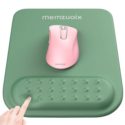 memzuoix Ergonomische Mauspad mit Handgelenkstütze, Premium Memory Foam Polsterung zur Schmerzlinderung, rutschfeste PU-Basis für Stabilen und Sanften Halt - Perfekt für Laptop und Desktop memzuoix Ergonomische Mauspad mit Handgelenkstütze, Premium Memory Foam Polsterung zur Schmerzlinderung, rutschfeste PU-Basis für Stabilen und Sanften Halt - Perfekt für Laptop und Desktop von memzuoix