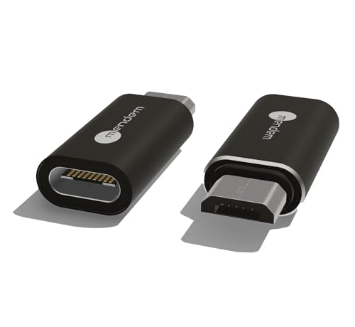USB C auf Micro USB Adapter 2 Stück, für Datentransfer und zum Aufladen, kompatibel mit Kindle eReader, Samsung, LG, Xiaomi und viel mehr USB C auf Micro USB Adapter 2 Stück, für Datentransfer und zum Aufladen, kompatibel mit Kindle eReader, Samsung, LG, Xiaomi und viel mehr von mendem