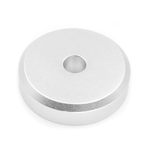 Menesia 45 - Aluminium 45 Disc Player Adapter Registrierungsadapter 45 U/min (Silber) von menesia
