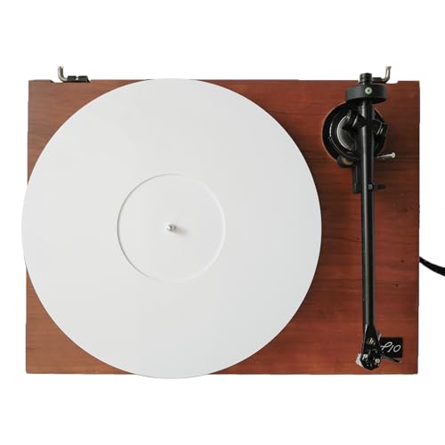 Menesia Acryl-Plattenspieler-Matte – Vinyl-Slipmat für Plattenspieler-Zubehör, weiße Acryl-Schlupfmatte Vinyl Menesia Acryl-Plattenspieler-Matte – Vinyl-Slipmat für Plattenspieler-Zubehör, weiße Acryl-Schlupfmatte Vinyl von menesia