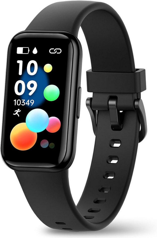 meoonley Individuelles Zifferblatt Smartwatch (1,47 Zoll, Android, iOS), mit Schrittzähler Pulsmesser Schlafmonitor Fitness Tracker ArmbandIP68 von meoonley