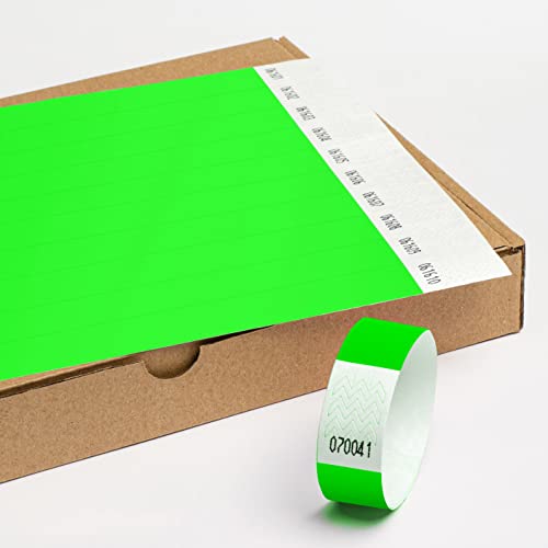 Einlassbänder aus Tyvek ohne Aufdruck 19 x 255 mm - 200 Stück Party Eintrittsbänder - Selbstklebend und Wasserdicht Festival Armbänder - Club Bänder von messimo