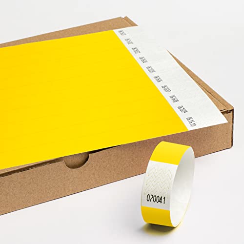 Einlassbänder aus Tyvek ohne Aufdruck 19 x 255 mm - 200 Stück Party Eintrittsbänder - Selbstklebend und Wasserdicht Festival Armbänder - Club Bänder von messimo