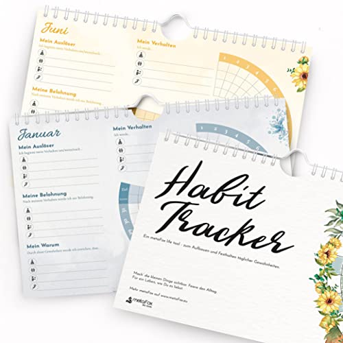 Habit Tracker Kalender | Undatiert 12-Monats Habit Tracker Journal mit Zielplaner | Für den Aufbau gesunder Routinen und das Erreichen von Zielen Habit Tracker Kalender | Undatiert 12-Monats Habit Tracker Journal mit Zielplaner | Für den Aufbau gesunder Routinen und das Erreichen von Zielen von metaFox