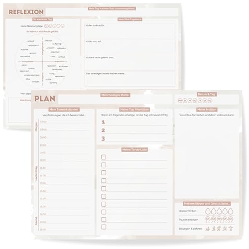 Tagesplaner To-Do-Liste Notizblock von metaFox becoming - Ein guter Tag Planer - 50-seitiges undatiertes Notizbuch - Wochenplaner für Arbeit und Privatleben Tagesplaner To-Do-Liste Notizblock von metaFox becoming - Ein guter Tag Planer - 50-seitiges undatiertes Notizbuch - Wochenplaner für Arbeit und Privatleben von metaFox