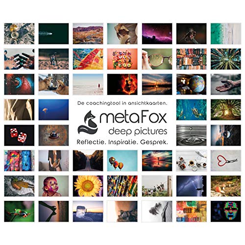 metaFox Originele Motiverende Ansichtkaarten - Pakket van 52 voor Coaching en Therapie von metaFox