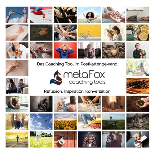 metaFox - 'Trauerbegleitung' - 52 Coaching Karten für die Trauerbegleitung, Coaching Tools um Verlust & schwierige Emotionen zu verarbeiten - Therapiekarten für Trauerbegleiter und Therapeuten von metaFox