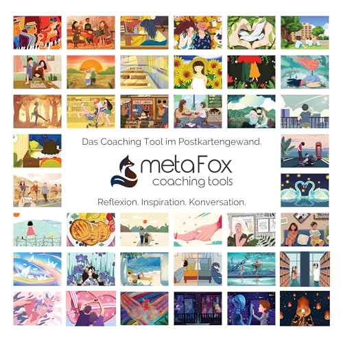 metaFox 'Verwurzelt & Verbunden' deep pictures - 52 Coaching- und Moderationskarten für Jugendliche mit Fragen für Selbstreflexion, Therapie und Coaching von metaFox