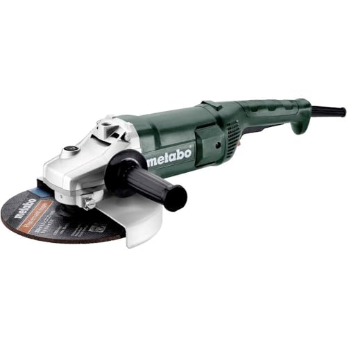 Metabo Winkelschleifer WE 2000-230 mit Sanftanlauf und Wiederanlaufschutz, 230 mm Scheiben-Ø, 2000 W, 4m Kabel, ohne Scheiben, im Karton (606432000) von metabo