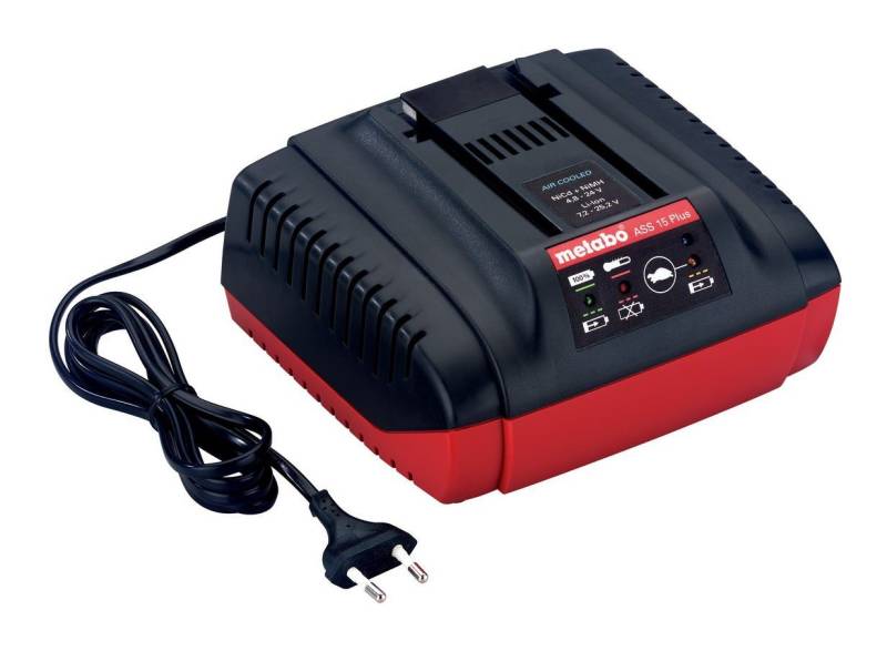 metabo Akku-Ladestation (Schnellladegerät ASS 15 Plus 24-25,2 V Air Cooled EU) von metabo