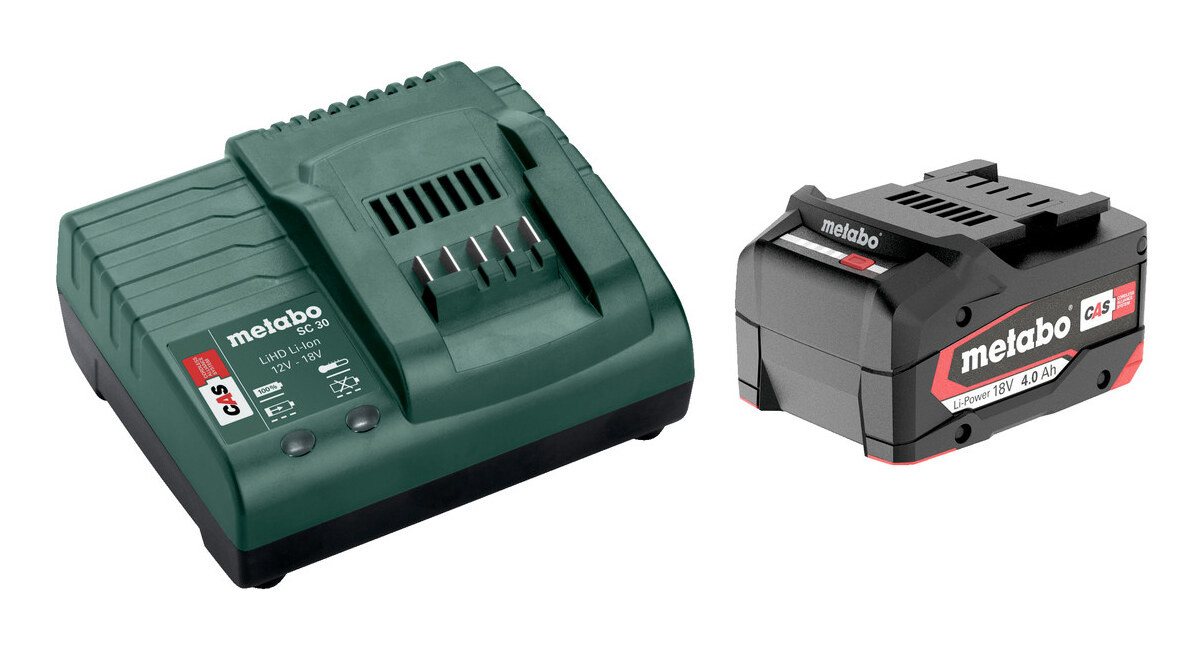 metabo Akku Starter-Set, Basis Akkuset 1 x 4 Ah metabo Akku Starter-Set, Basis Akkuset 1 x 4 Ah von metabo