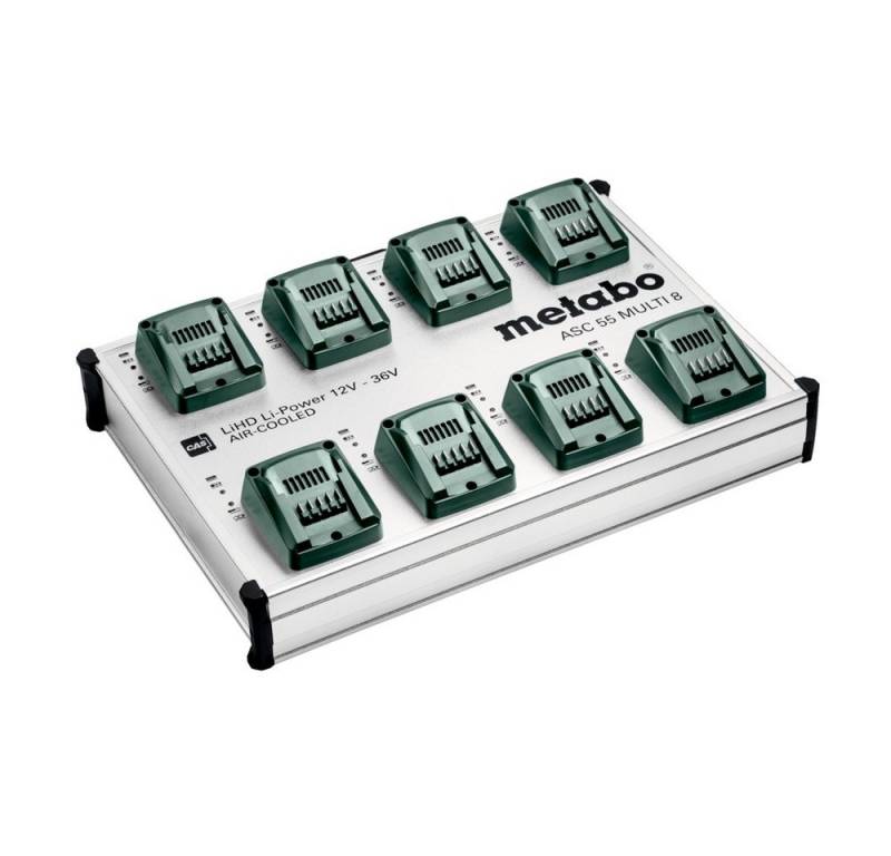metabo Schnellladestation Metabo ASC 55 MULTI 8 12 36V EU Akku-Ladestation von metabo