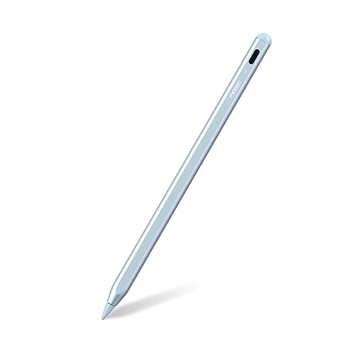 Metapen Blau Stift für iPad Apple 2018-2025, Neigungssensitivität Stylus Pencil für i-Pad 11/10/9/8/7/6, i-Pad Air 7/6/5/4/3, i-Pad Pro M4/M3/M2/12.9", Mini 5/6 von metapen