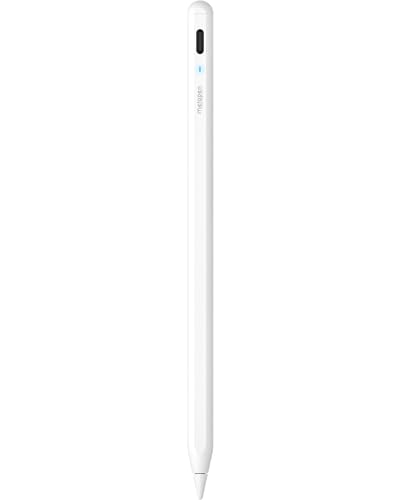 Metapen Stift für Apple iPad, 2X Schnellladung, Neigungssensitivität und Palm Rejection Stylus Pencil für iPad Air 7-3, i-Pad 11-6, i-Pad Pro M4/M3/M2/12.9", Mini 5/6 (Elfenbein) von metapen
