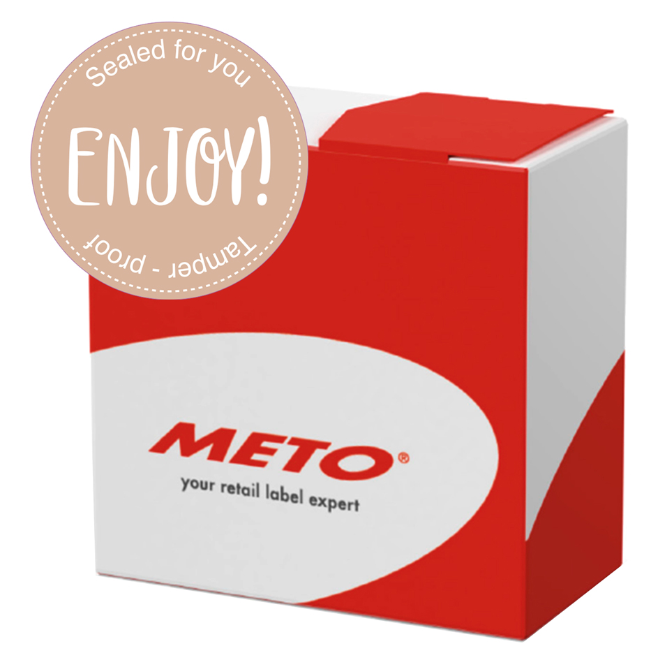 METO Siegeletiketten , Enjoy - Sealed for you, von meto
