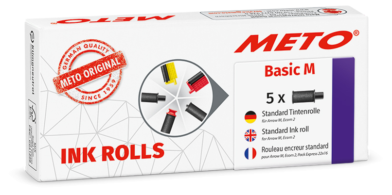 METO Tintenrolle für Preisauzeichner Basic M, schwarz METO Tintenrolle für Preisauzeichner Basic M, schwarz von meto