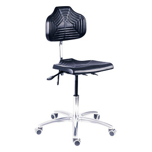 mey chair Arbeitsdrehstuhl W4-TR-PU-ALU schwarz von mey chair