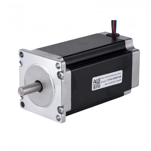 [Kompatibel mit Cloudray] Nema23-Schrittmotor Modell 23CS30C-500 (Drehmoment 3NM) 57 mm Gehäuse 2 Phasen 5 A Strom 4-adriges Kabel for 3D-Drucker/CNC-Graviermaschinen/Fräsmaschinen (Präzisionsbewegung von mhddhd