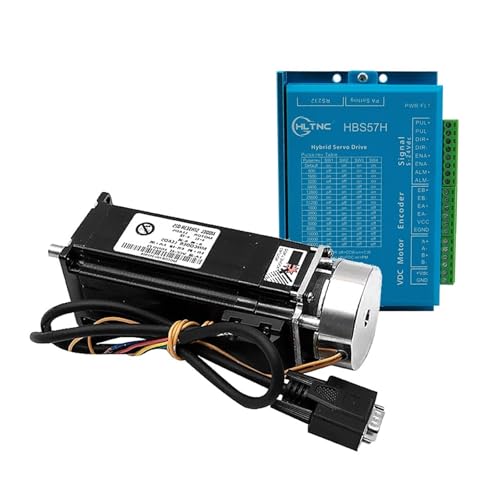 [Kompatibel mit HL-TNC] Nema23-Schrittmotor mit geschlossenem Regelkreis, 57 mm Gehäuse, 3 N·m Hybrid-Servoantrieb mit hohem Drehmoment + elektromagnetische Bremse, kompatibel mit CNC-Graviermaschine/ von mhddhd