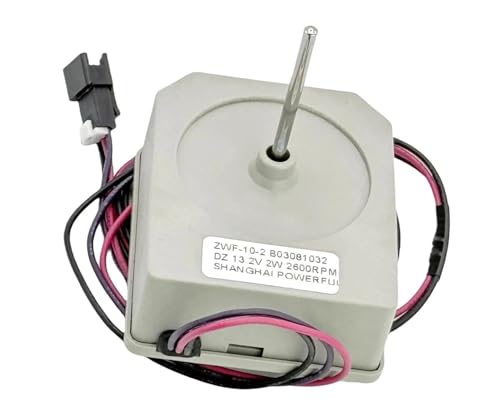 ZWF-10-2 B03081032 Ersatz-Gleichstrommotorlüfter, DC13,2 V, 2 W, Verdampferlüftermotor, Gebläsemotor, kompatibel mit MeiLing, kompatibel mit Ronshen-Kühlschrank von mhddhd