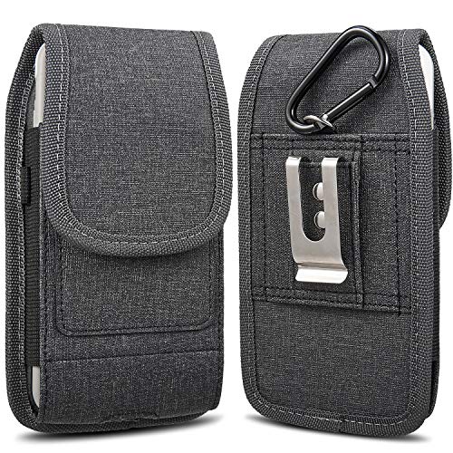 miadore Handy-Holster mit Kartenfächern, universeller vertikaler Handy-Gürtelholster-Flip-Cover-Fall für das iPhone 11 Pro / 8 Plus von miadore
